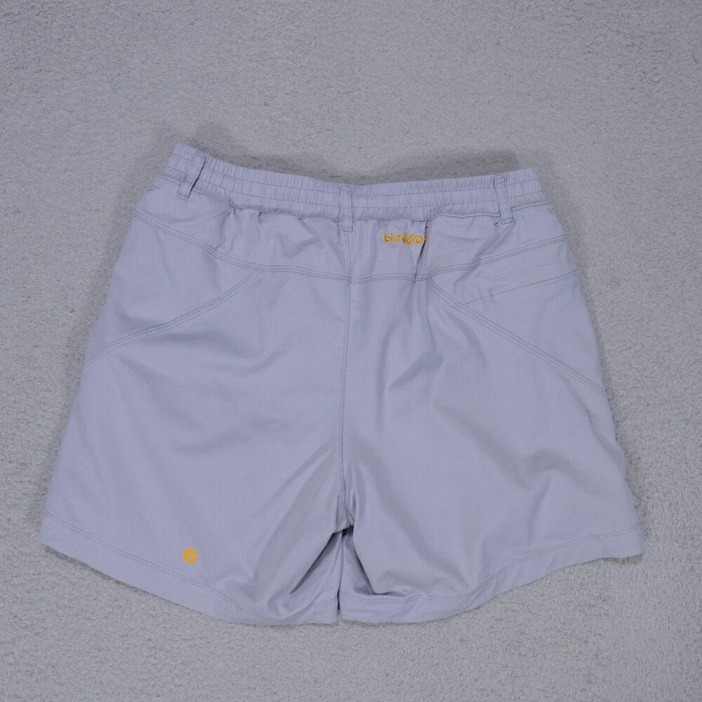 Birddogs Shorts Mens Medium Gray Lined Elastic Waist Drawstring Zip Pocket 6" in - Picture 11 of 16